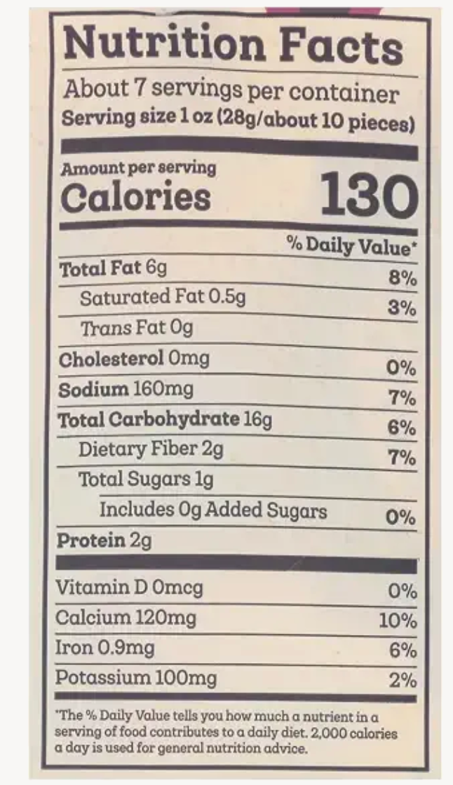 Siete Family Foods, Chips Tortilla Maiz Taco Seasoning, 7.5 Ounce - expired 09/07/2026
