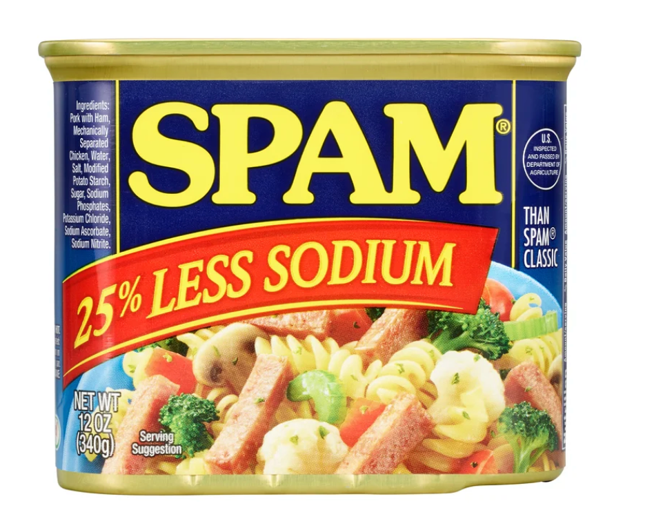 SPAM® 25% Less Sodium