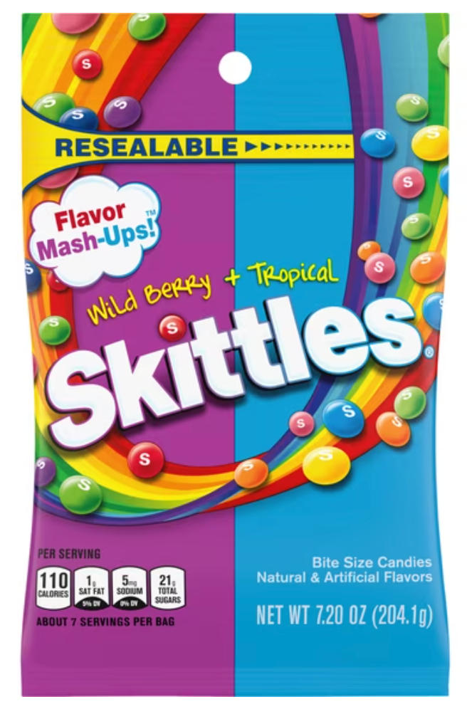 Skittles Flavor Mash-Ups Wild Berry and Tropical Candy - 7.2 oz Bag 4.7 out of 5 stars (4.7) |