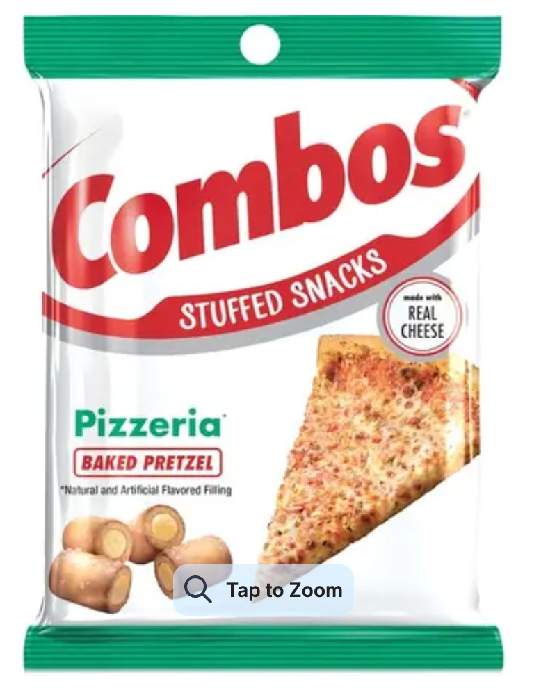 Combos® Pizzeria® Baked Pretzel Stuffed Snacks 6.3oz - expired 07/2026