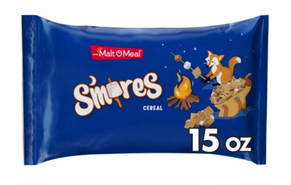 Malt-O-Meal S'mores Graham, Chocolate & Marshmallow Cereal Bag - expired March 18 2026