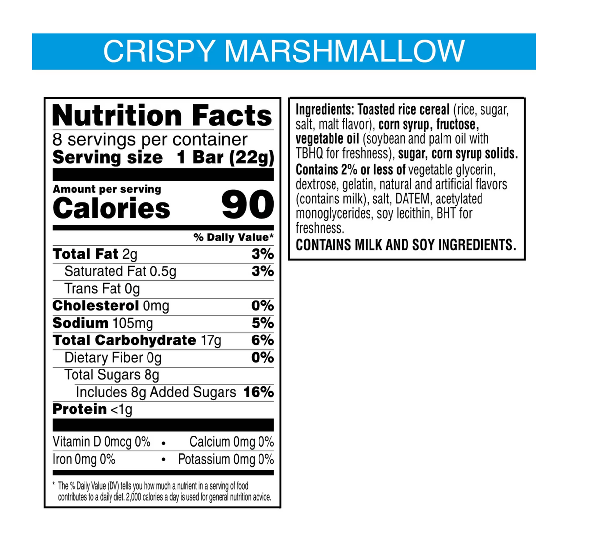 Rice Krispies Treats Original Chewy Crispy Marshmallow Squares, Kids Snacks, 6.2 oz, 8 Count - expired may 20 2026