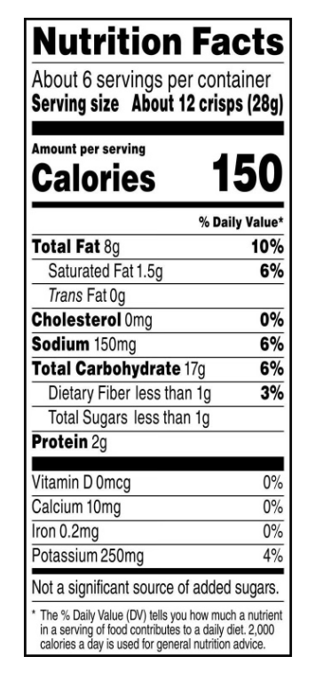 Lay's Stax Cheddar Flavored Potato Crisps (5.5 oz) - expired Apr 21 2026