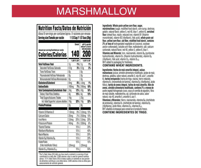 Kellogg's Froot Loops Large Size Marshmallow Cereal (13.3 oz) - expired June 01 2026