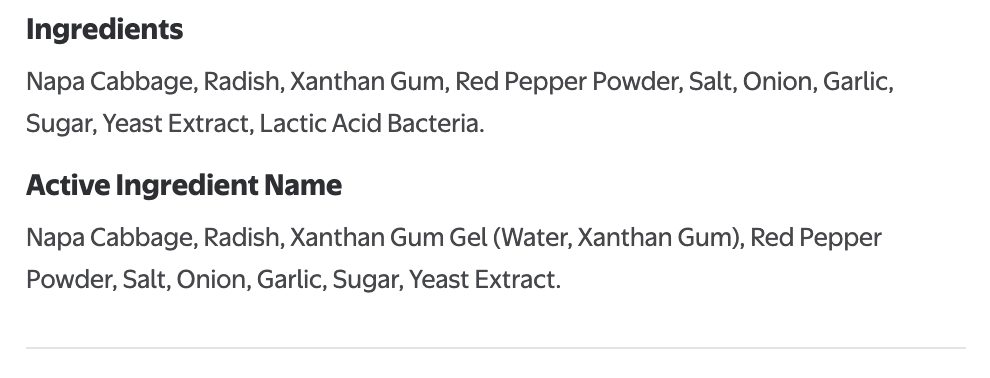 Jongga Shelf Stable Kimchi Pouch, 2.8 oz