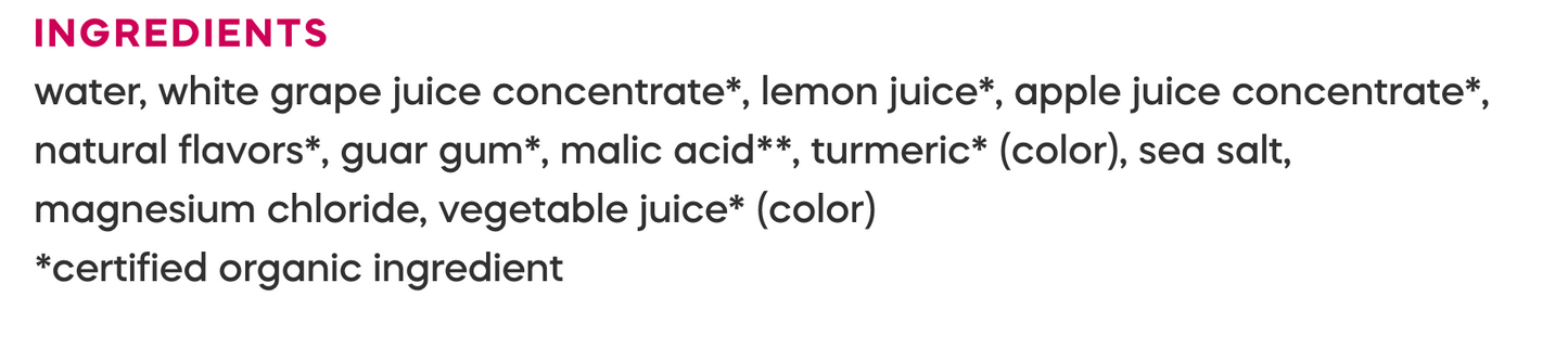 Organic Electrolyte Freezer Pop