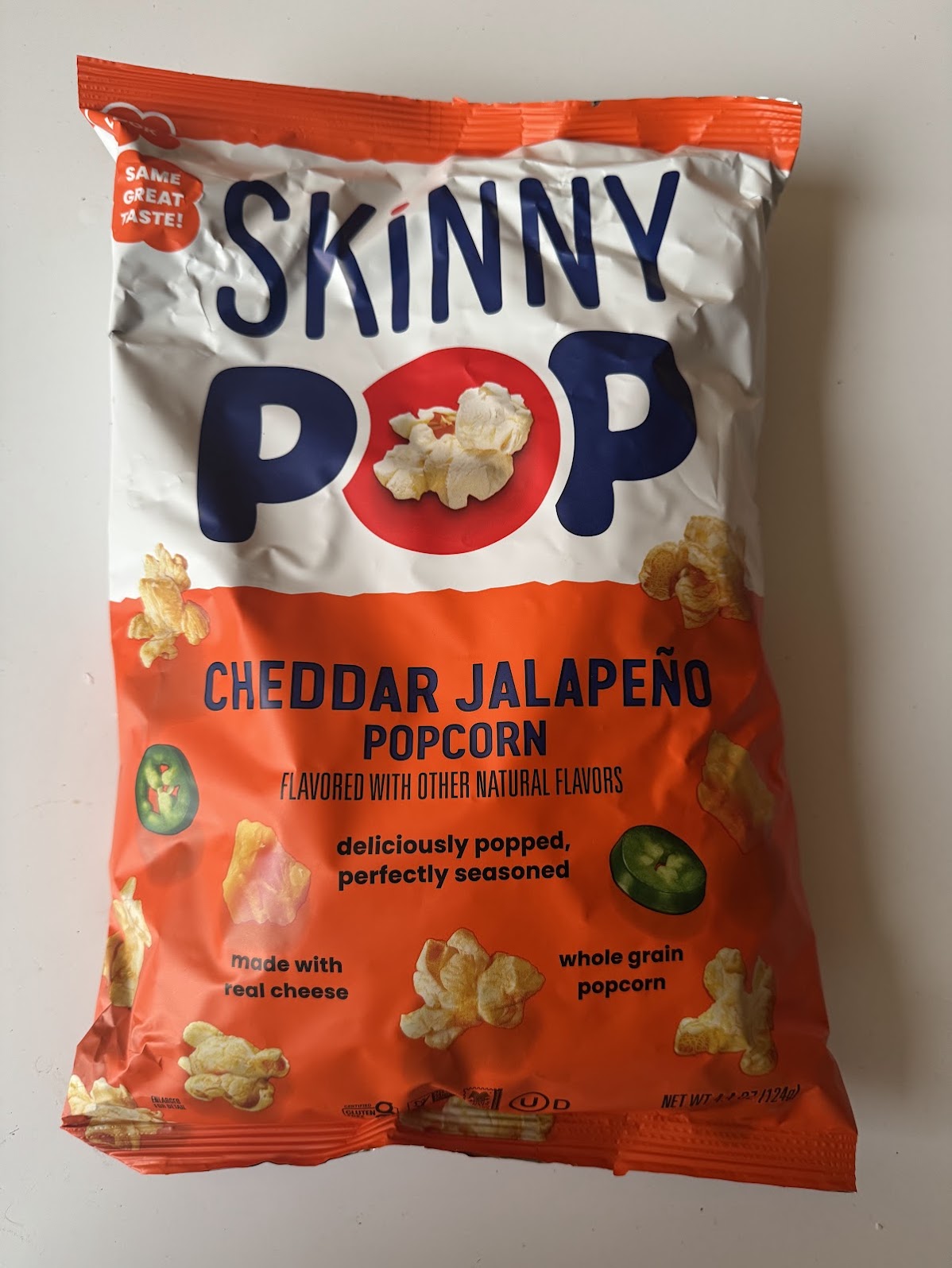 Skinny Pop Cheddar Jalapeño Popcorn