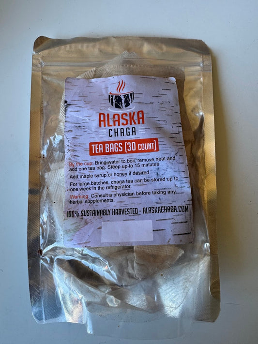 Alaska Chaga Tea 30 Ct Tea Bags