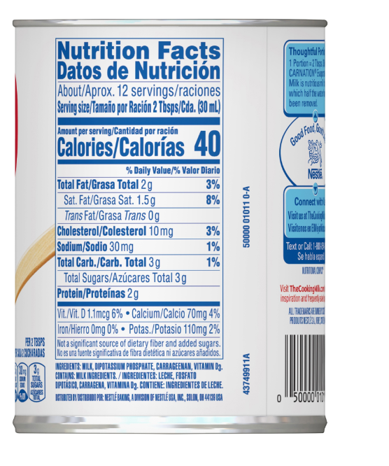 Carnation  CARNATION Evaporated Milk 12 fl. oz. Can