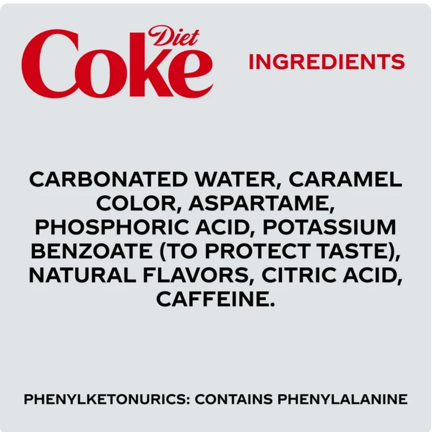Diet Coke Diet Cola Soda Fridge Pack, 7.5 fl oz Mini Cans, 10 Pack