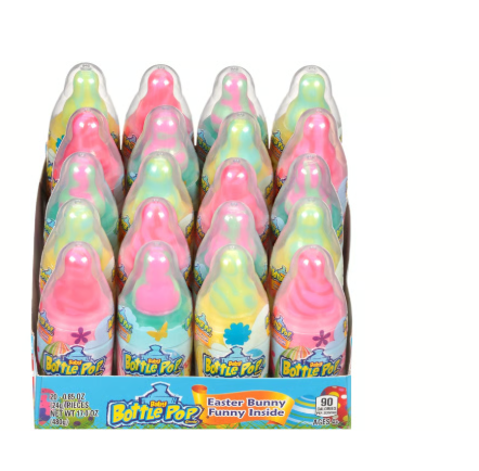 Baby Bottle Pop Candy Easter Bunny Funny Inside - Single Baby Bottle Candy