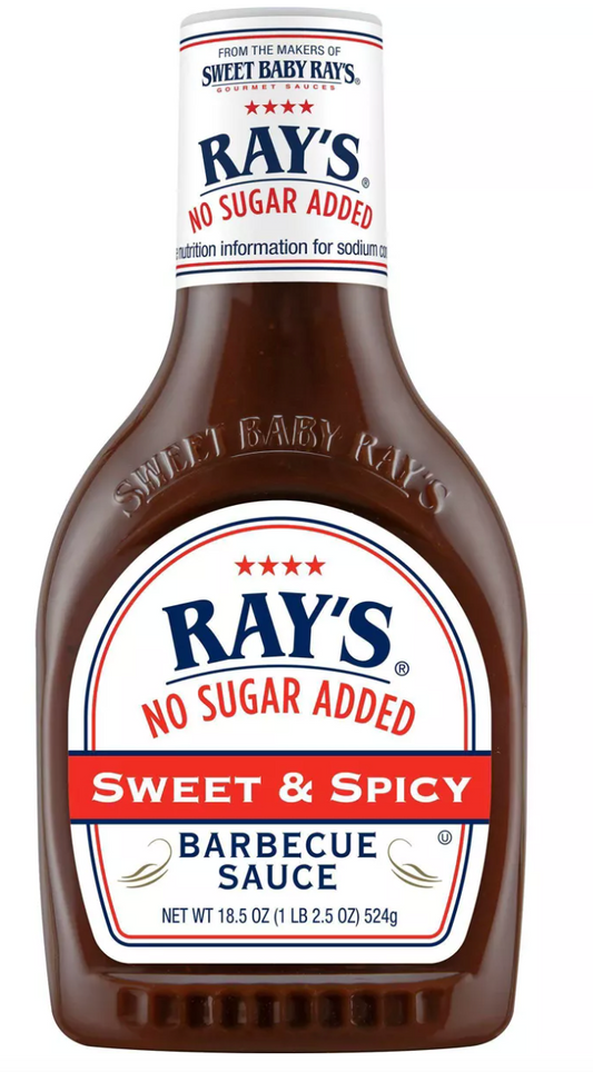 Sweet Baby Ray's No Sugar Added Sweet and Spicy BBQ Sauce - 18.5oz