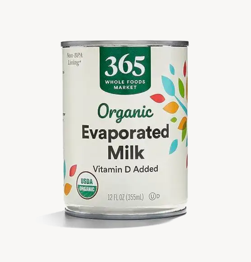 365 Everyday Value, Organic Evaporated Milk, 12 oz