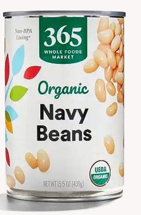 365 by Whole Foods Market, Organic Navy Beans, 15.5 Ounce