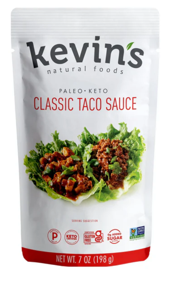 Kevin's Natural Foods - Classic Taco Sauce, Paleo & Keto, 7 Ounces