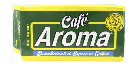 Café Aroma Decaf Brick 8 oz