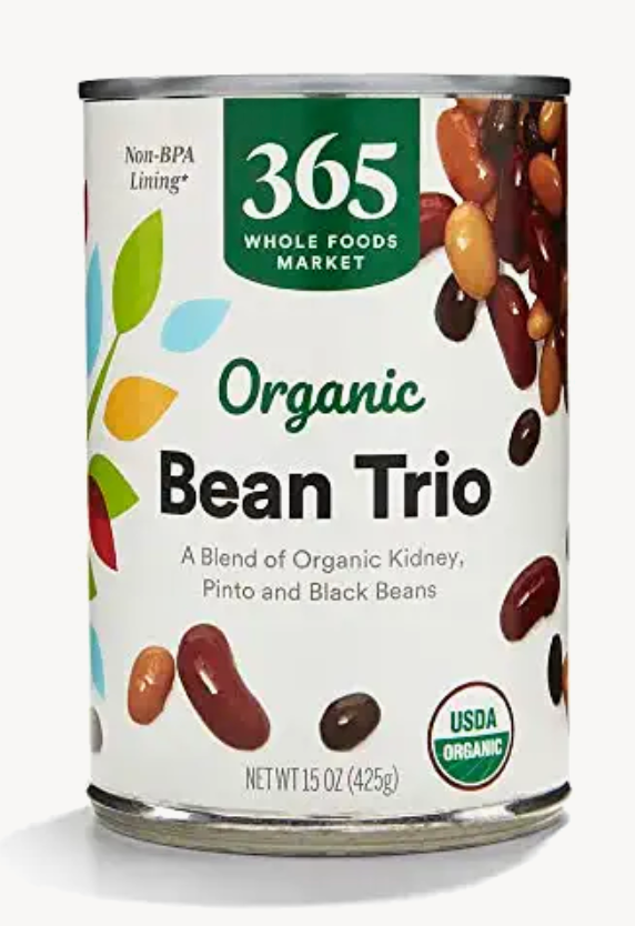 365 by Whole Foods Market Organic Bean Trio, 15 OZ