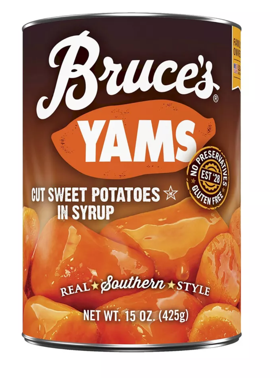 Bruce's Yams Cut Sweet Potatoes in Syrup