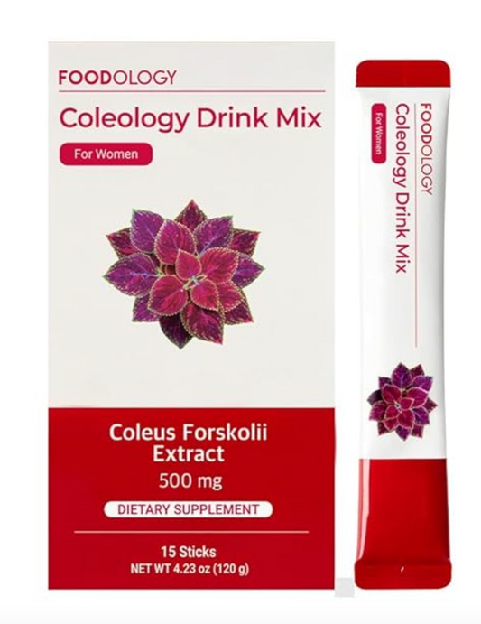FOODOLOGY Coleology Drink Mix (Pack of 1, 15 Days) - Health Management Water Drink Mix, Pomegranate Flavor. Natural Ingredients.