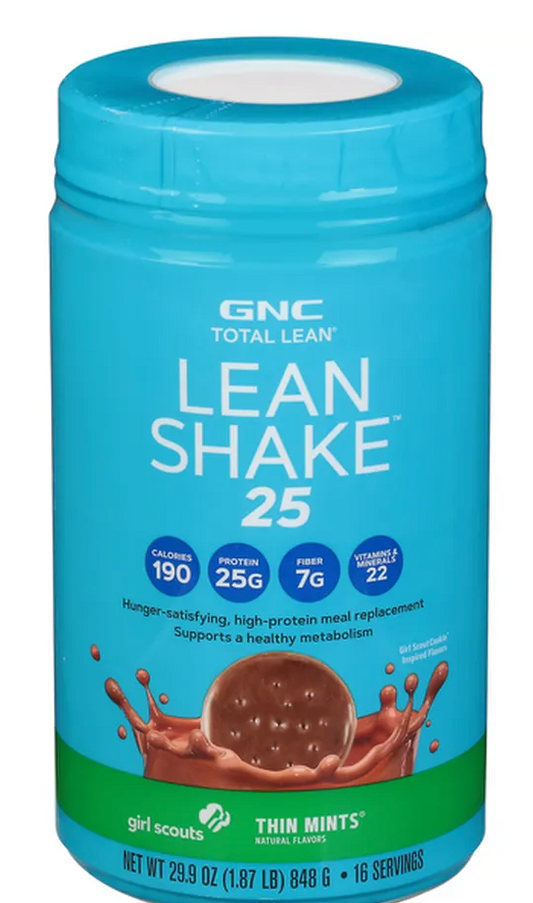 GNC Lean Shake, 29.9 oz, Thin Mints