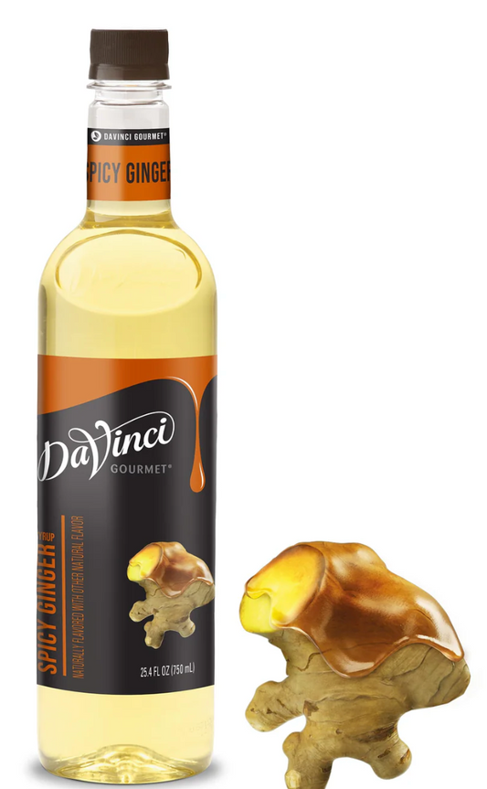 DaVinci Gourmet  Spicy Ginger Syrup - Expires Jan 2026