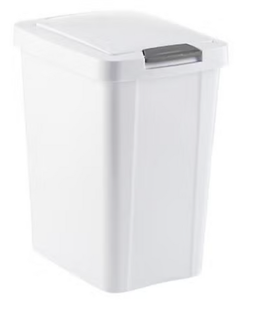Sterilite 7.5 gal. Touch Top Waste Can White