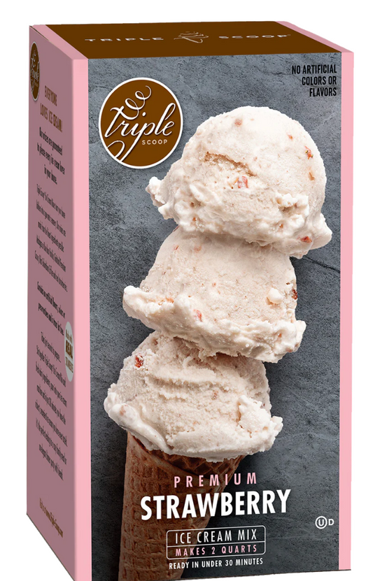 Strawberry Ice Cream Mix - Expires Sep 2025