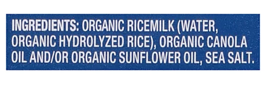 Rice Dream Rice Drink Organic Classic Original - 32 Fl. Oz. - Expired June 12 2025