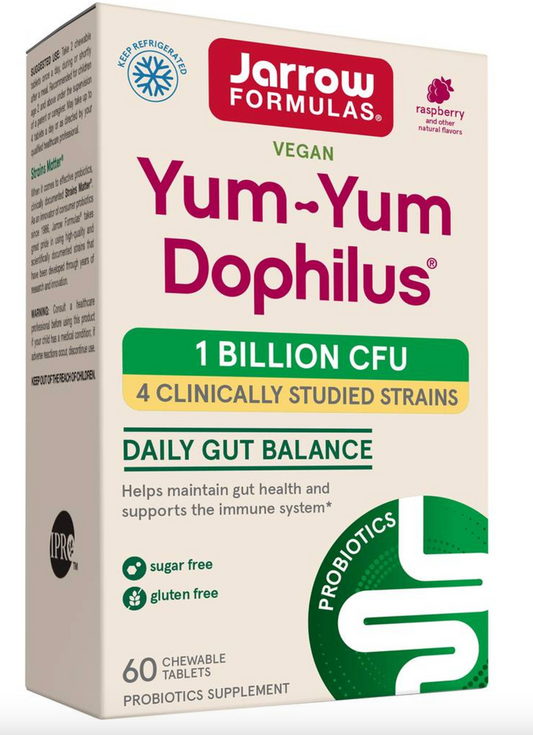 Jarrow Formulas Yum-Yum Dophilus (1 Billion CFU) - 120 Tablets
