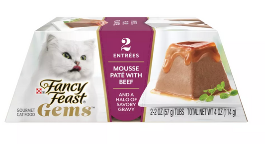 Fancy Feast Gems Beef Flavor Adult Wet Cat Food - 2oz/2ct