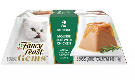 Fancy Feast Gems Chicken Flavor Adult Wet Cat Food - 2oz/2ct