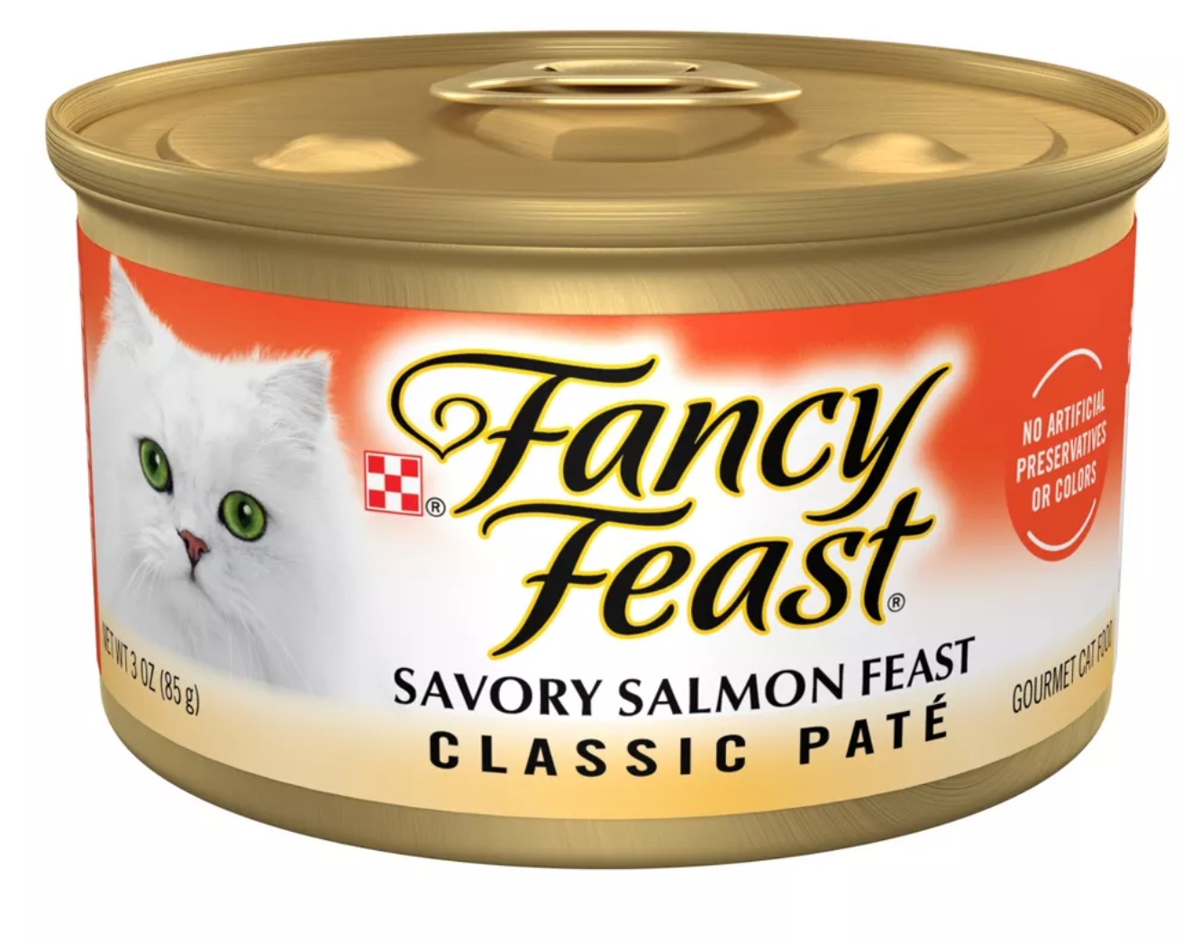 Purina Fancy Feast Classic Pate Wet Cat Food Can - 3oz - Savory Salmon Feast