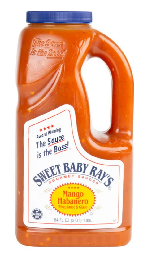 Sweet Baby Ray's 0.5 Gallon Mango Habanero Wing Sauce and Glaze - Expired August 07 2025