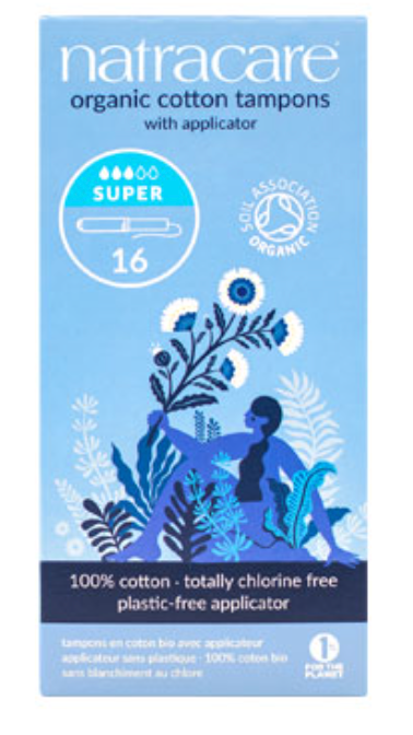 Super Organic Cotton Tampons with Applicator