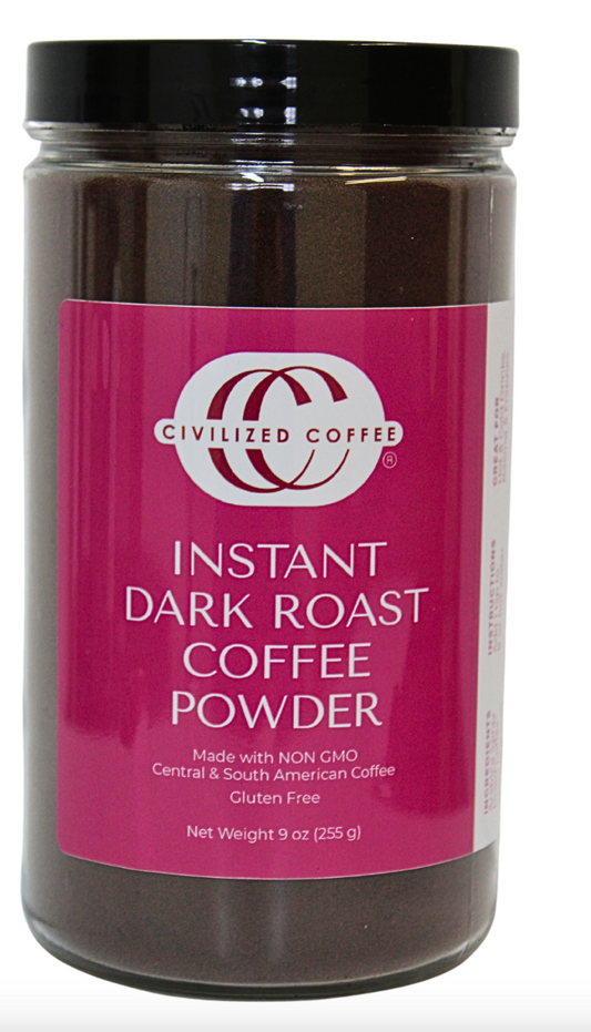 Instant Dark Roast Coffee (Central & South America) 9 oz - packaging may vary
