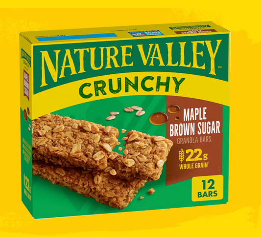 Nature Valley Maple Brown Sugar Crunchy Granola Bars  - Expired May 14 2025