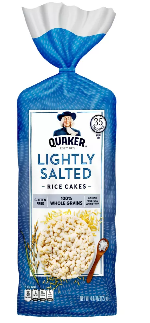 Quaker Oats Lightly Salted Rice Cakes - Expired 06/07/2026