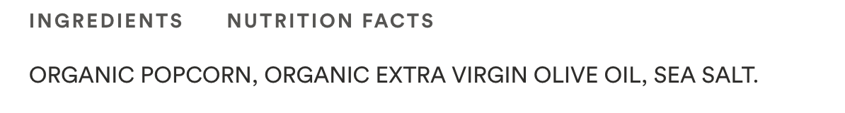 365 by Whole Foods Market, Organic Extra Virgin Olive Oil and Sea Salt Popcorn, 5 Ounce - Expired Aug 25 2025