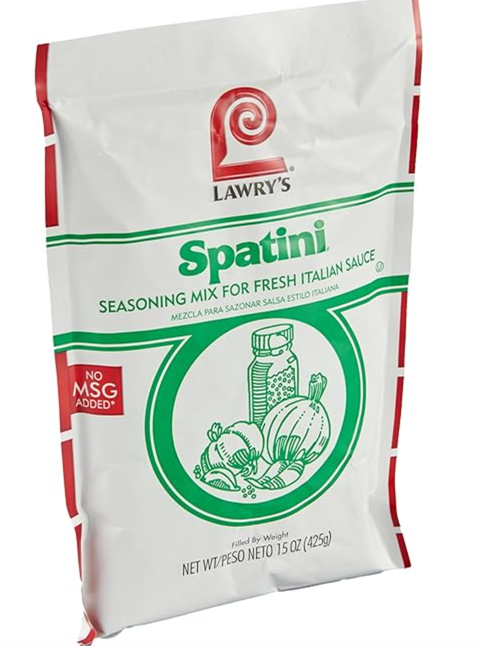 Lawry's Spatini Spaghetti Sauce Seasoning Mix, 15 oz - One 15 Ounce Packet of Spaghetti Seasoning Mix, Ideal for Creating Flavorful Italian Sauce - Expires June 03 2026