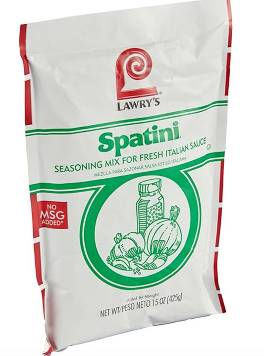 Lawry's Spatini Spaghetti Sauce Seasoning Mix, 15 oz - One 15 Ounce Packet of Spaghetti Seasoning Mix, Ideal for Creating Flavorful Italian Sauce - Expires June 03 2026