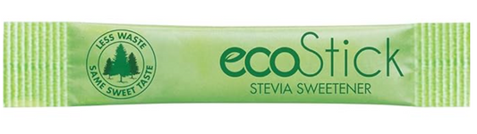 ecoStick Zero Calorie Sweetener Packets | Green Stevia | 2000 Count | Gluten Free