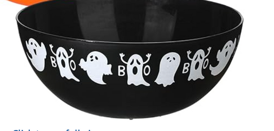 Halloween Candy Bowl Plastic Trick Treat Candy Bowls Halloween Party Supplies Large Party Plastic Serving Bowl