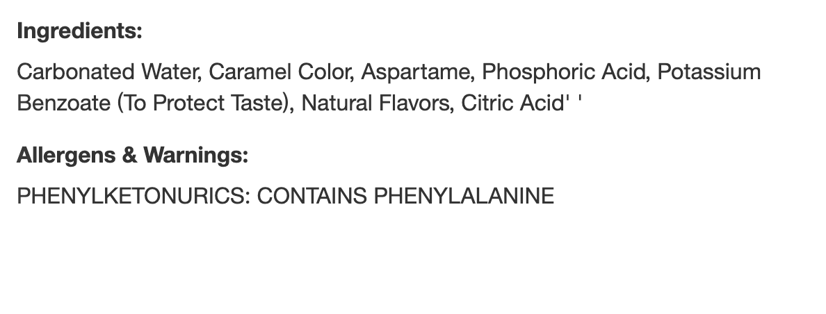 Diet Coke Caffeine Free 16.9 fl oz.