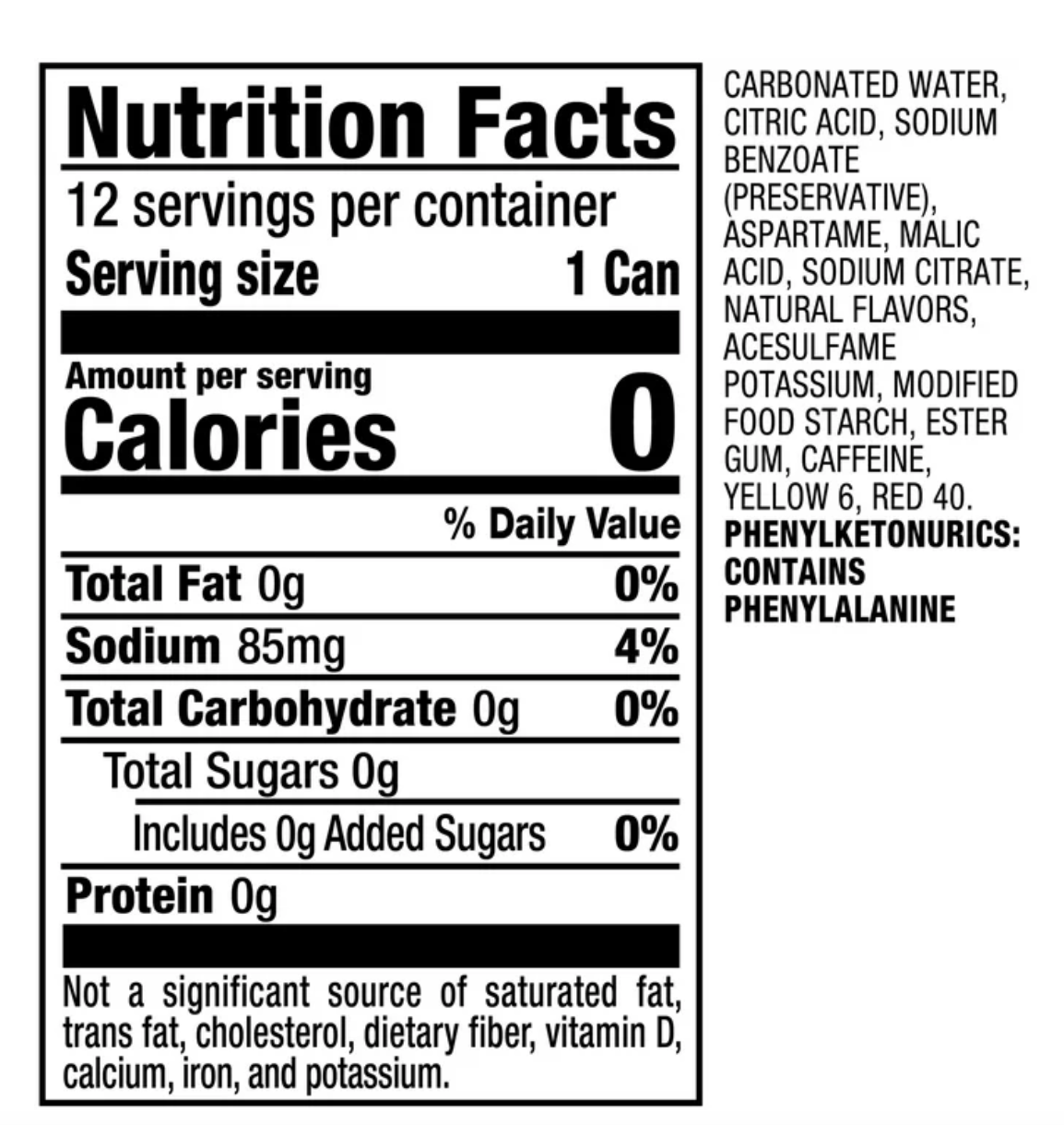 Sunkist Zero Sugar Orange Soda Pop, 12 fl oz, 12 Pack Cans