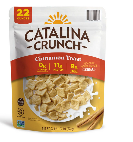 Catalina Crunch Cinnamon Toast Cereal, 22 oz. - Expires 04/28/2026