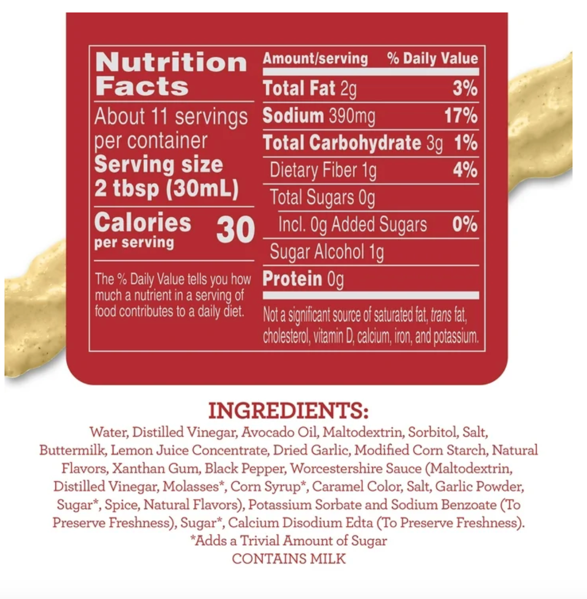 Skinnygirl Avocado Oil Classic Caesar Dressing, Gluten Free, Avocado Oil Based, 11.5 fl oz