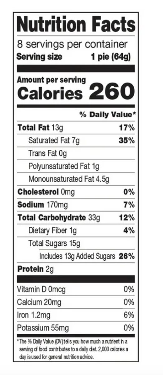 Little Debbie Apple Fruit Pies, 18.04 oz (8 Count) - Expired July 18 2025