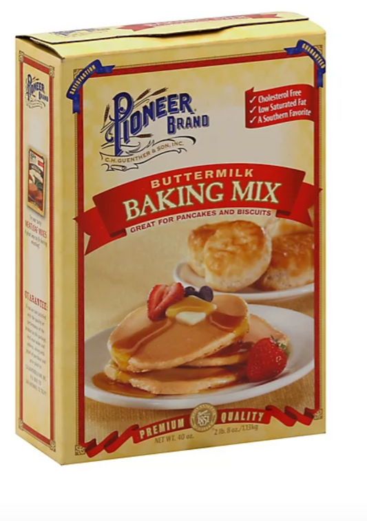 Pioneer Baking Mix Buttermilk - 40 Oz - Expires 11/25/2025