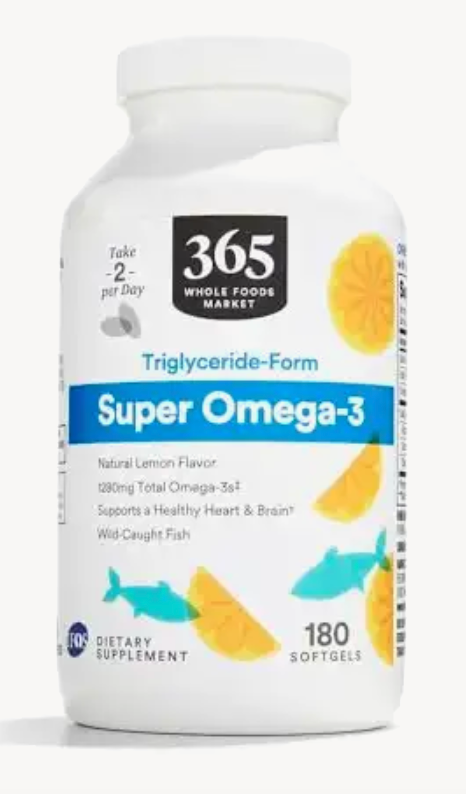 365 by Whole Foods Market Whole Foods Market, Super Omega 3, 180 Count