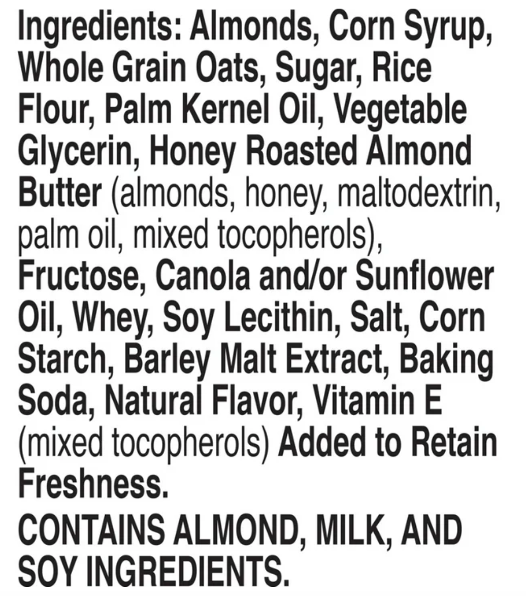 Nature Valley Sweet and Salty Nut Granola Bars, Almond, 6 Bars, 7.2 oz - Expires Feb 2026